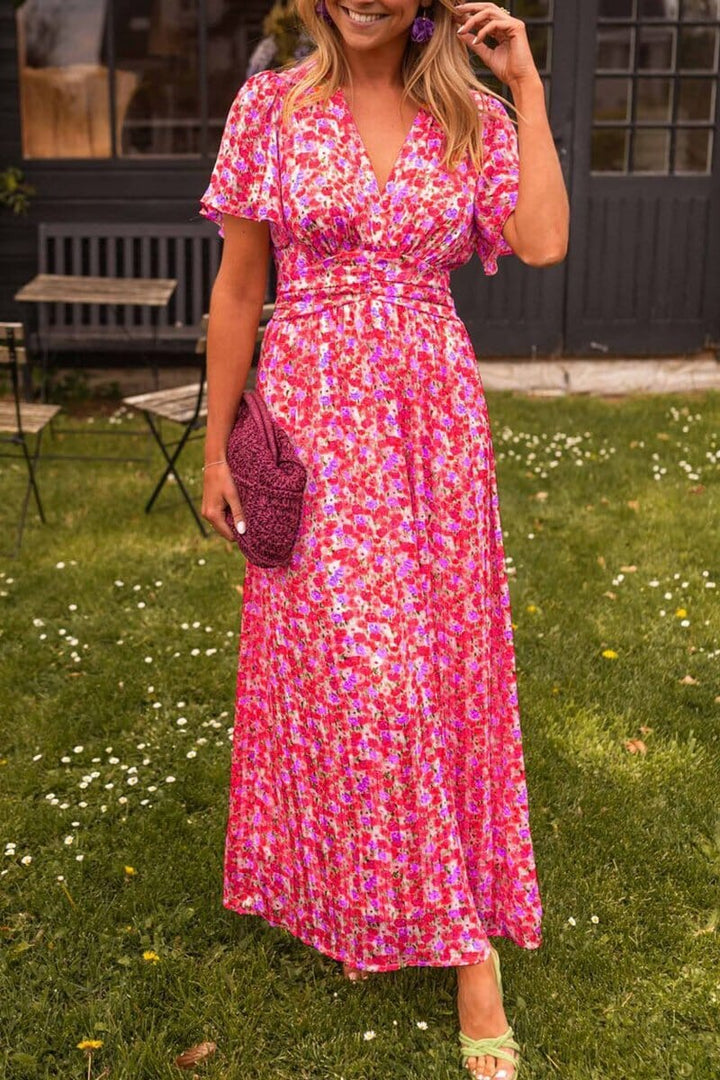 Sandra | Elegant Maxi Dress with V-Neck