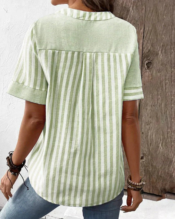 Sandra | Classic Striped Top