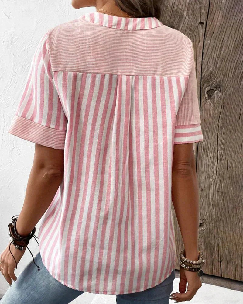 Sandra | Classic Striped Top