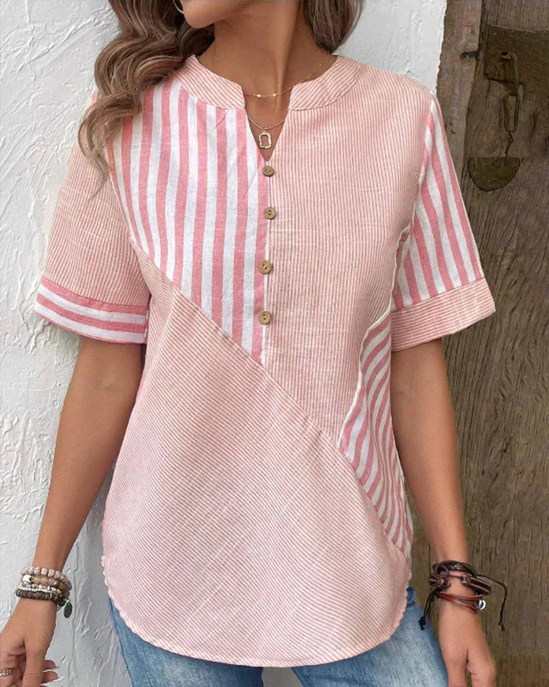 Sandra | Classic Striped Top