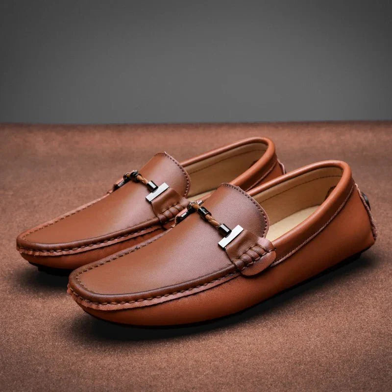 Corvin | Faux Leather Loafers
