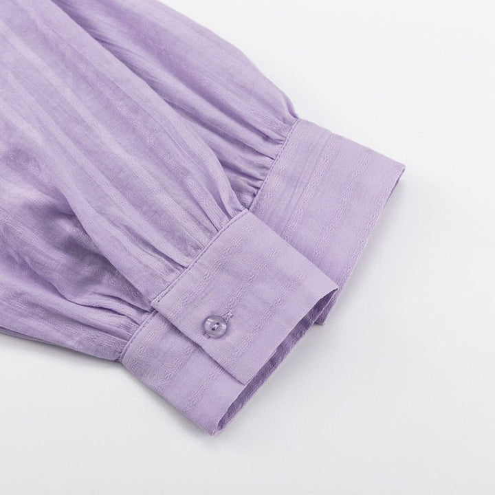 Lioren | Striped Button-Up Two-Piece Set